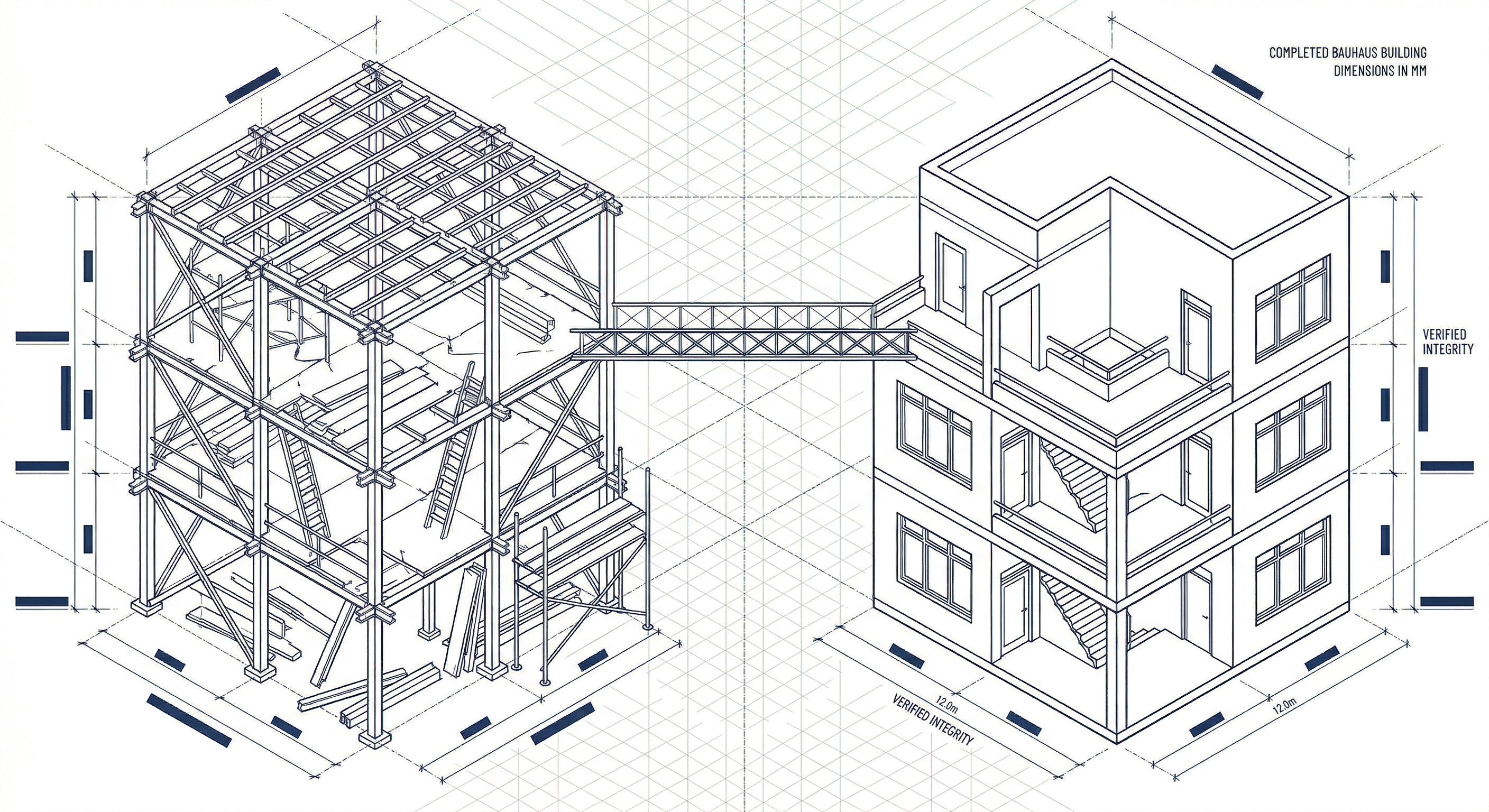 From prototype scaffolding to finished production architecture